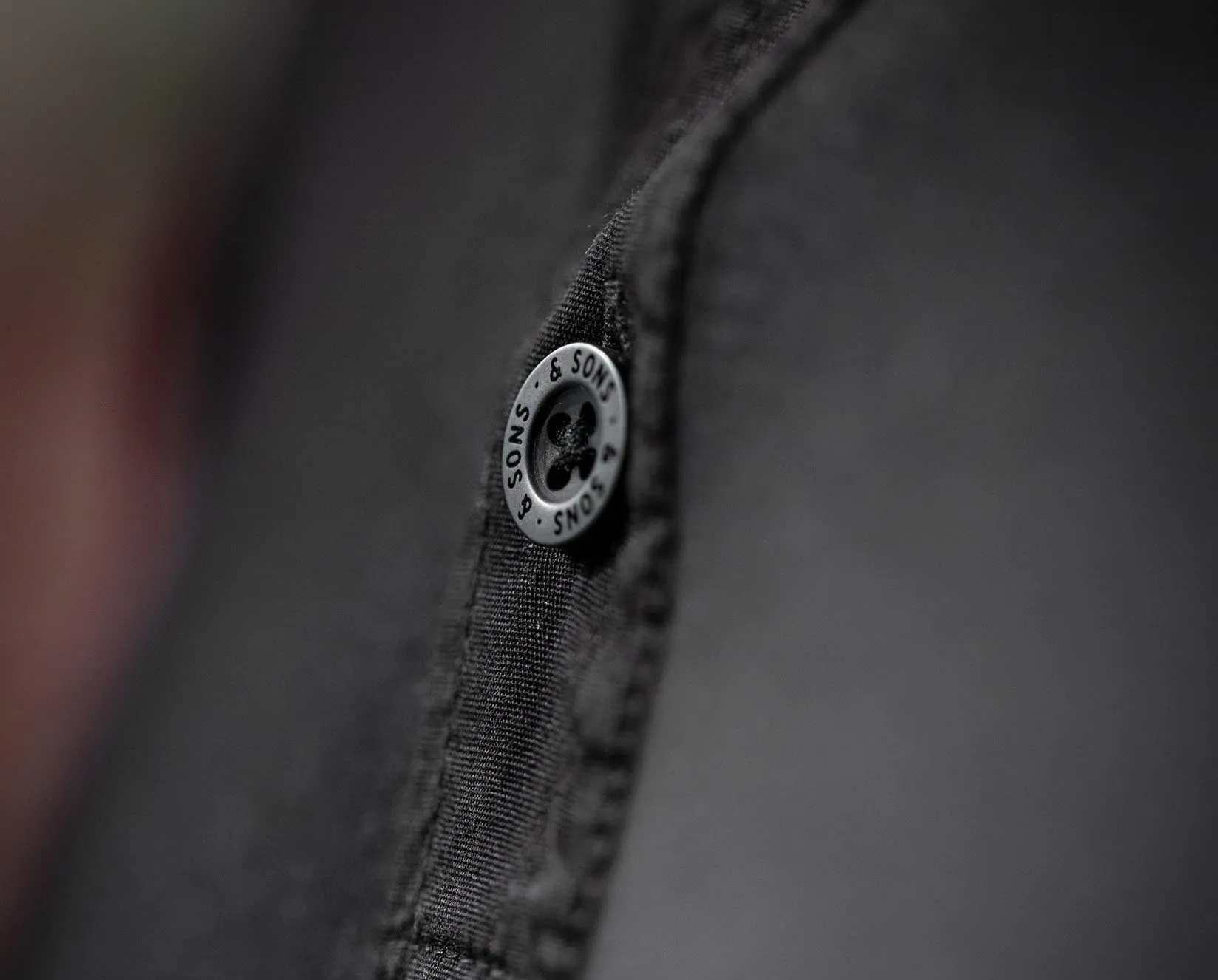 The New Elder Henley Shirt Black