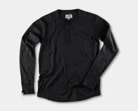 The New Elder Henley Shirt Black