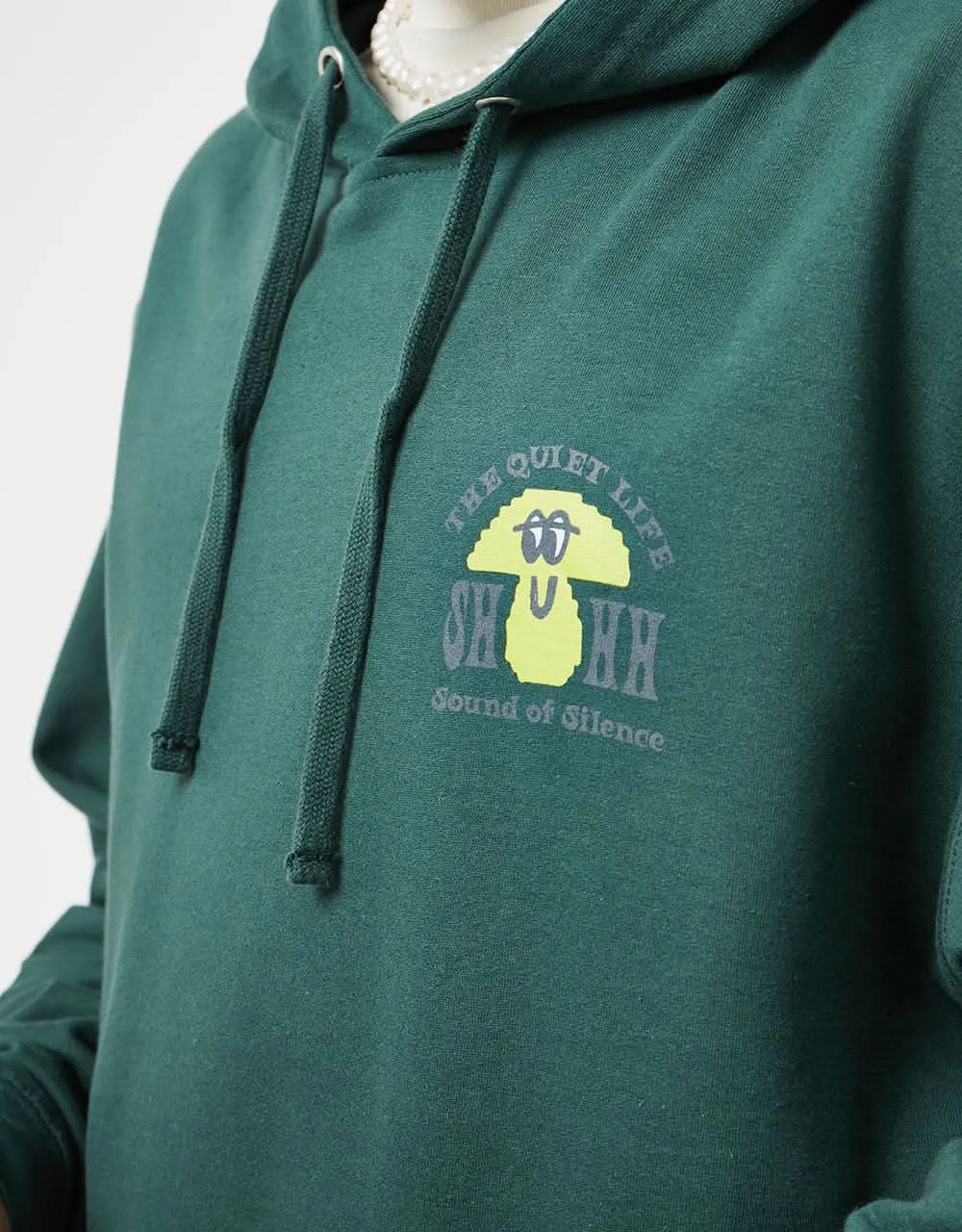 The Quiet Life Sound of Silence Pullover Hoodie - Hunter Green