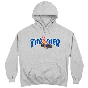 Thrasher Cop Car Hoodie - Grey