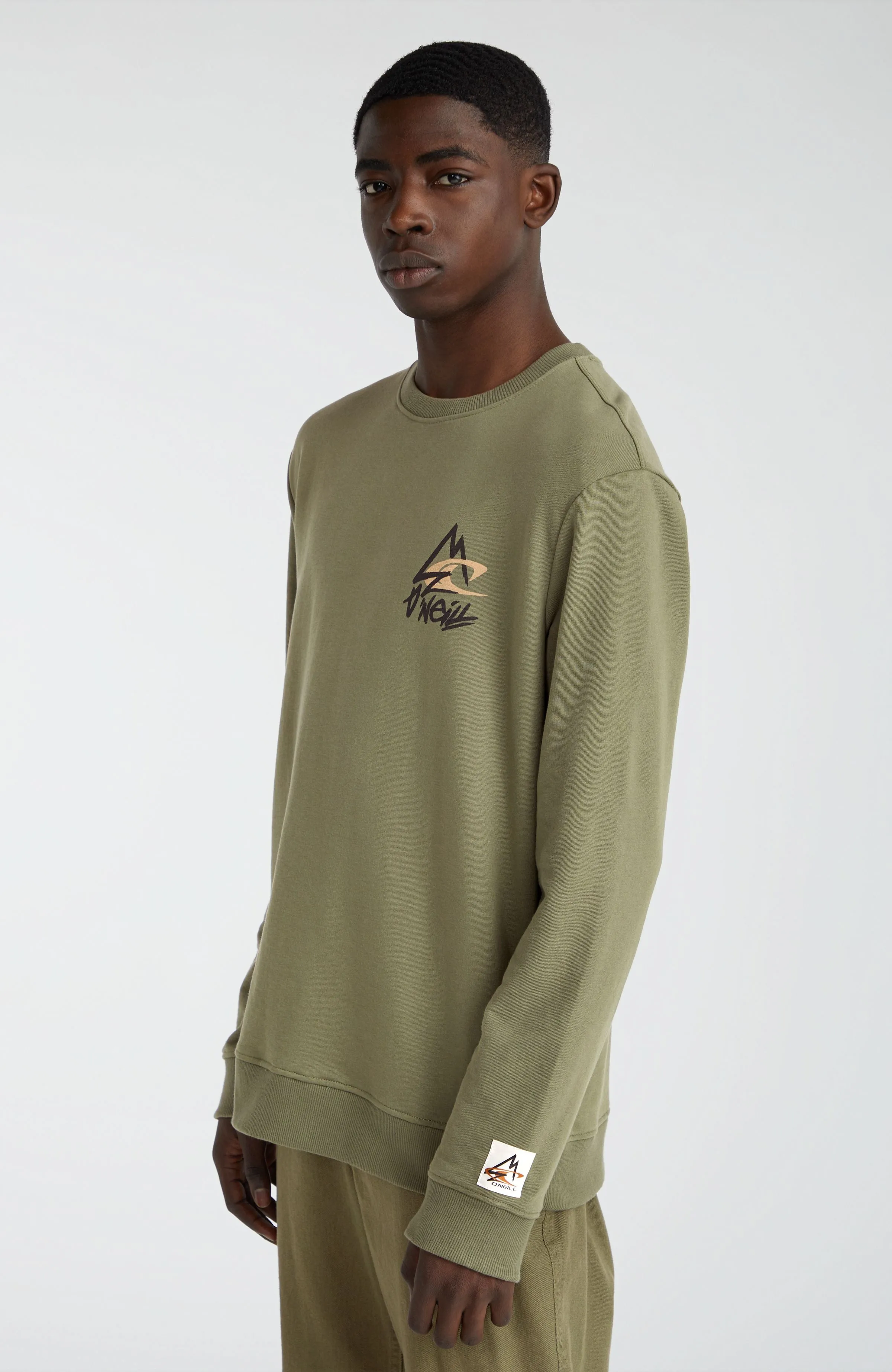 Torrey Crew Sweatshirt | Deep Lichen Green