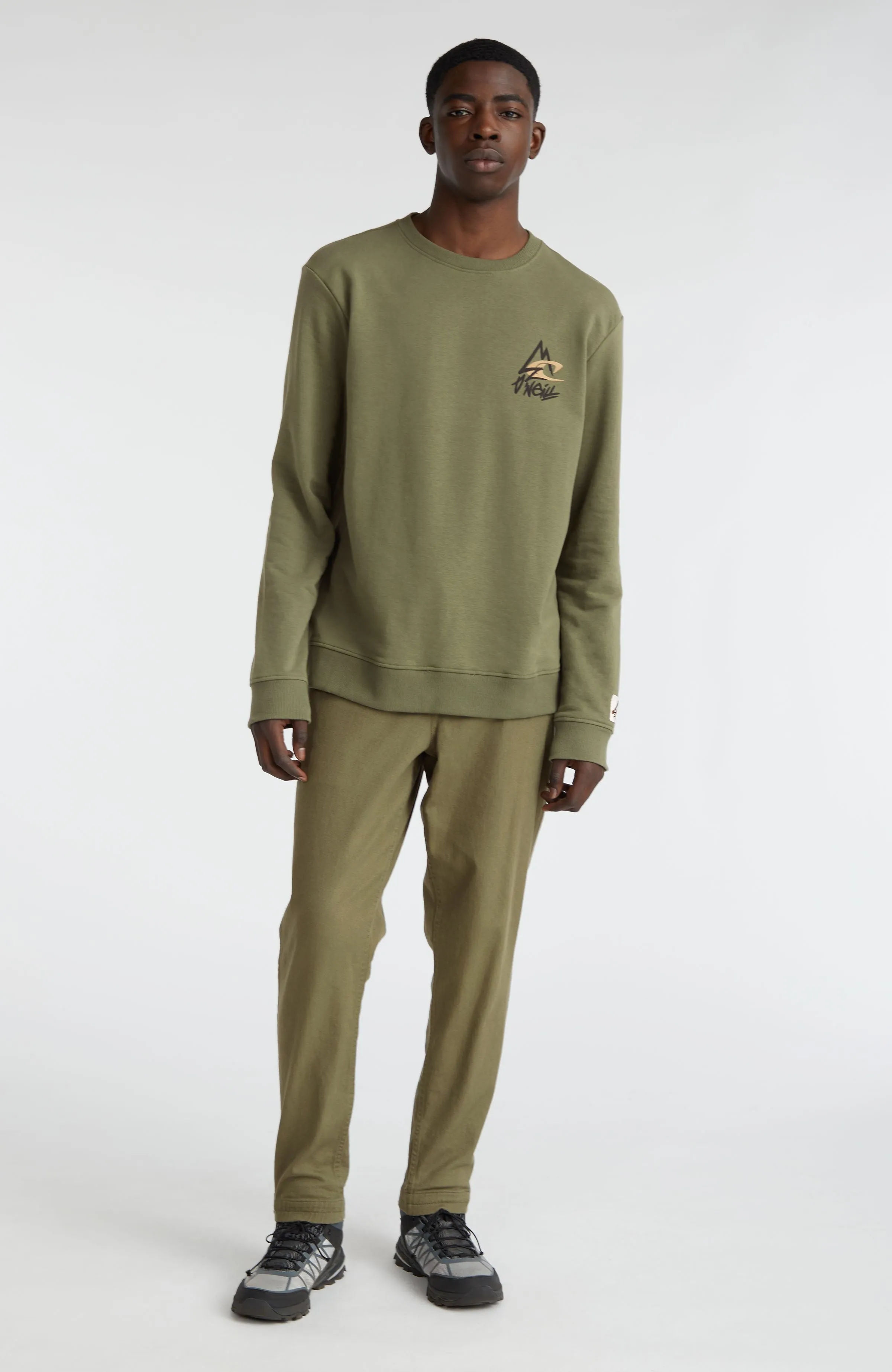 Torrey Crew Sweatshirt | Deep Lichen Green