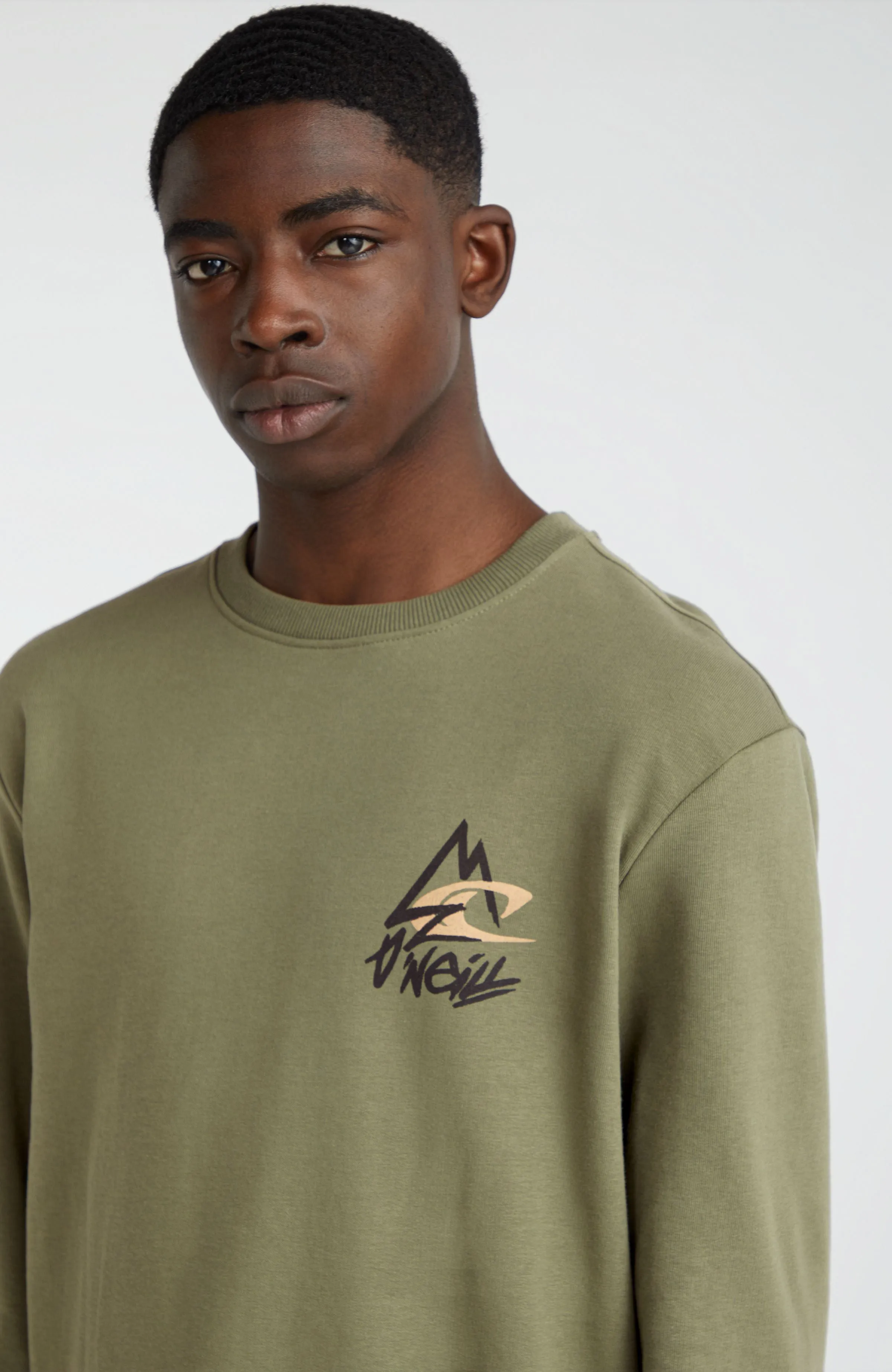 Torrey Crew Sweatshirt | Deep Lichen Green