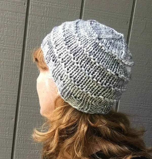 Treasured Warmth Hat Knitting Pattern, for Bulky Weight or Worsted Weight Yarn