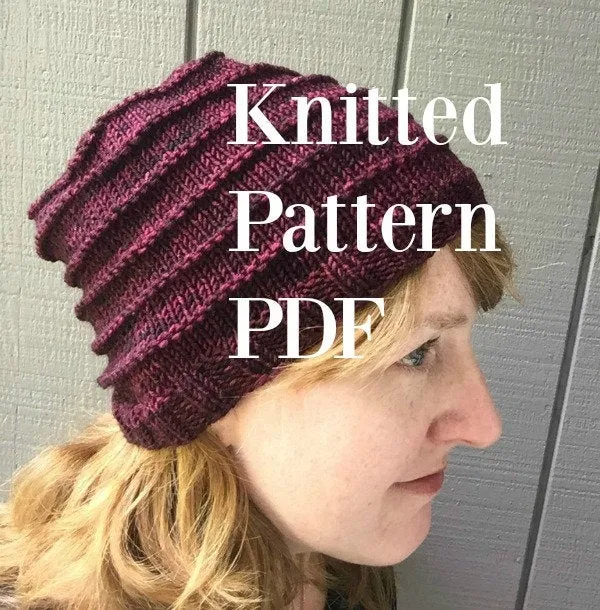 Treasured Warmth Hat Knitting Pattern, for Bulky Weight or Worsted Weight Yarn