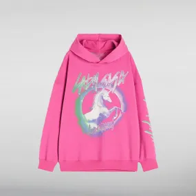 Unicorn Lady Gaga Pink Hoodie