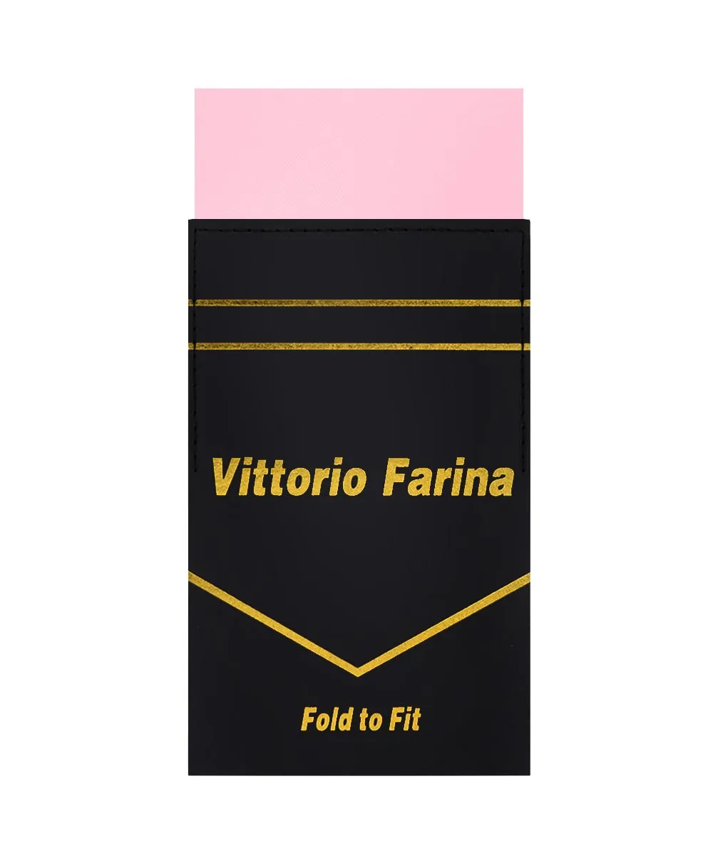 Vittorio Farina Men's Pre-Folded Pocket Square: Flat