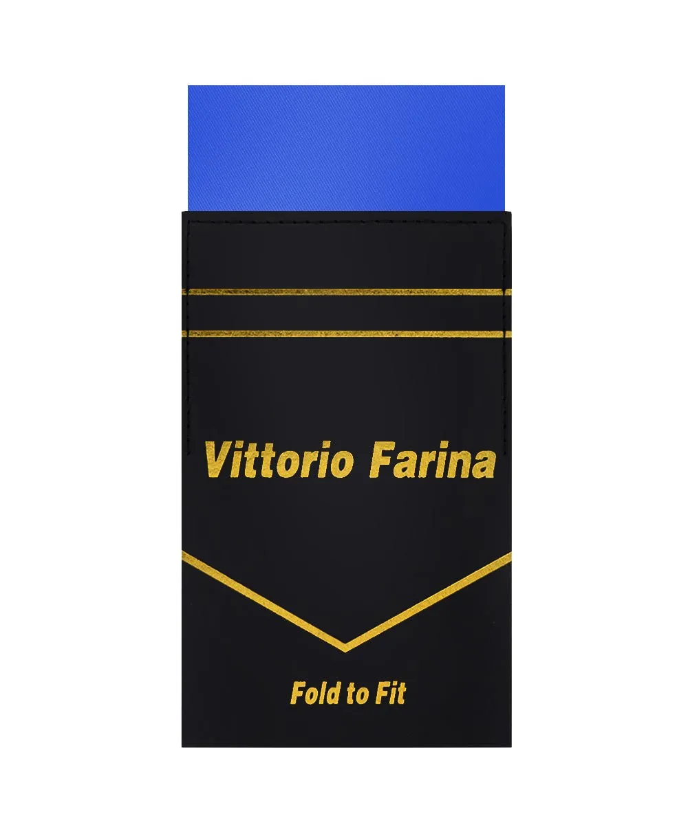 Vittorio Farina Men's Pre-Folded Pocket Square: Flat