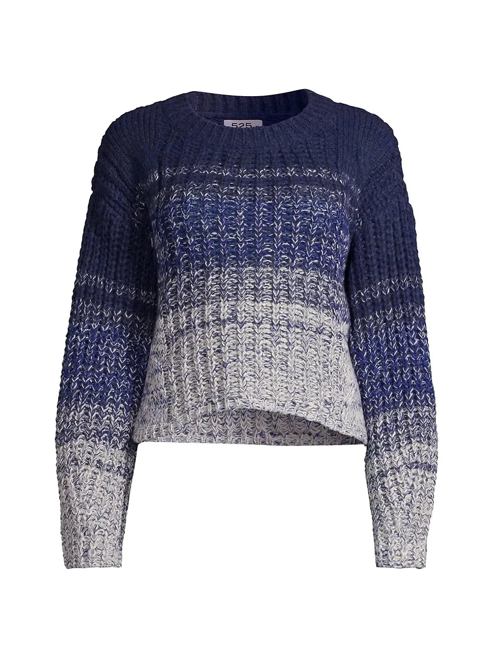 Women's 525 America | True Blue Ombre Crewneck Sweater | Blue Multi