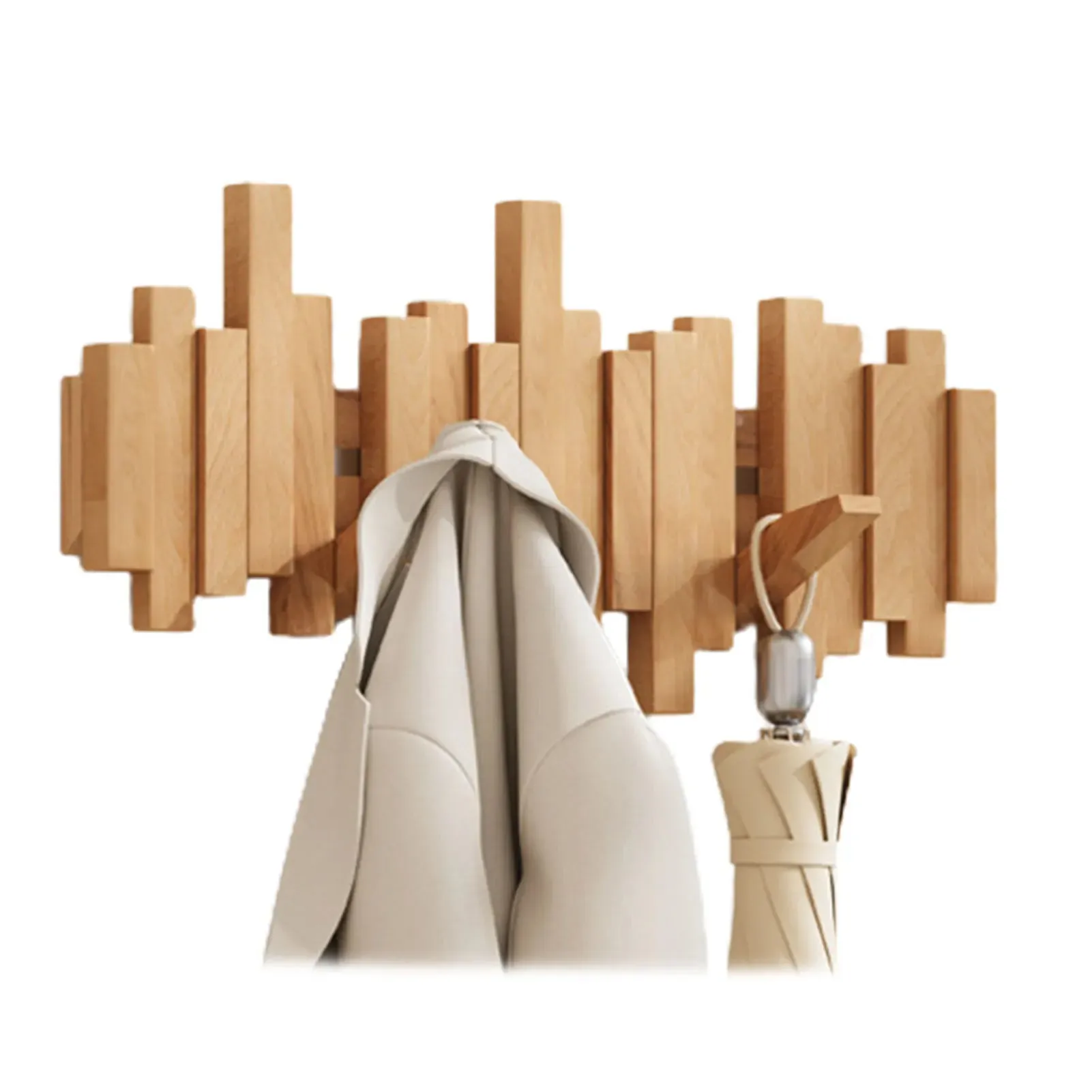 Wooden Coat Rack 