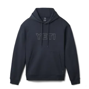 YETI® Logo Built for the Wild Fleece Hoodie Navy