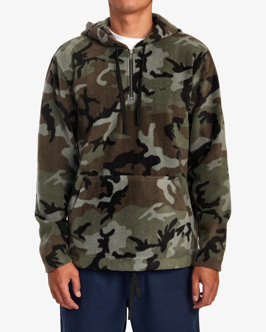 Yukon Quarter Zip Pullover Hoodie - Camo