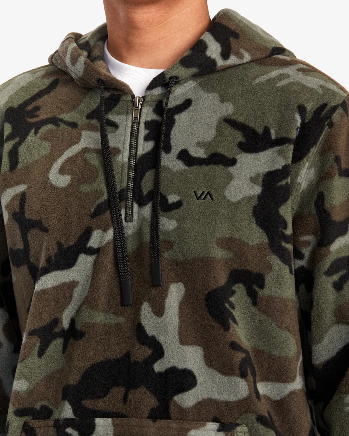 Yukon Quarter Zip Pullover Hoodie - Camo