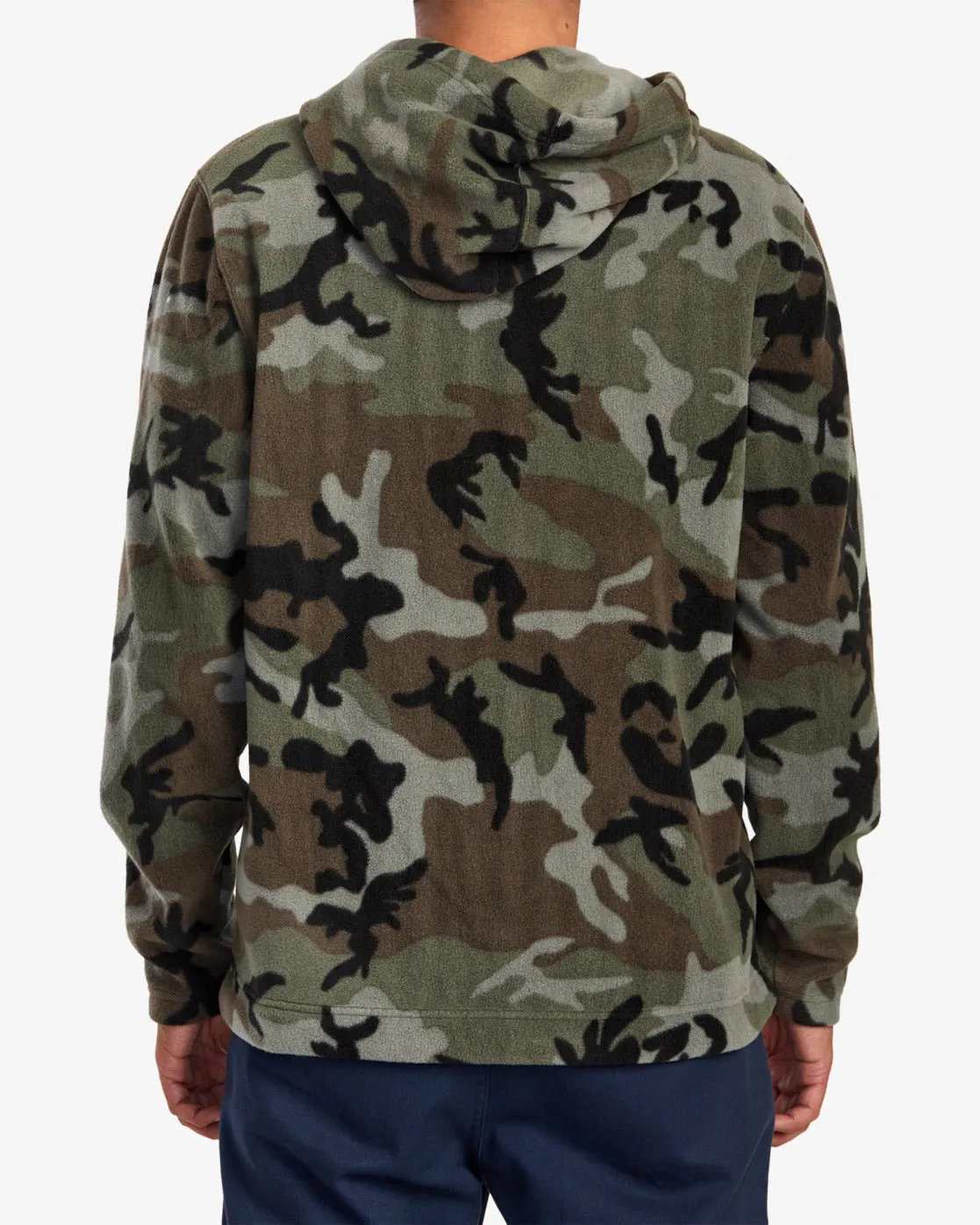 Yukon Quarter Zip Pullover Hoodie - Camo